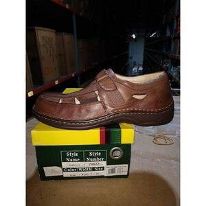 Gabriel Men's Sandals (model P4033-W) Brown 12